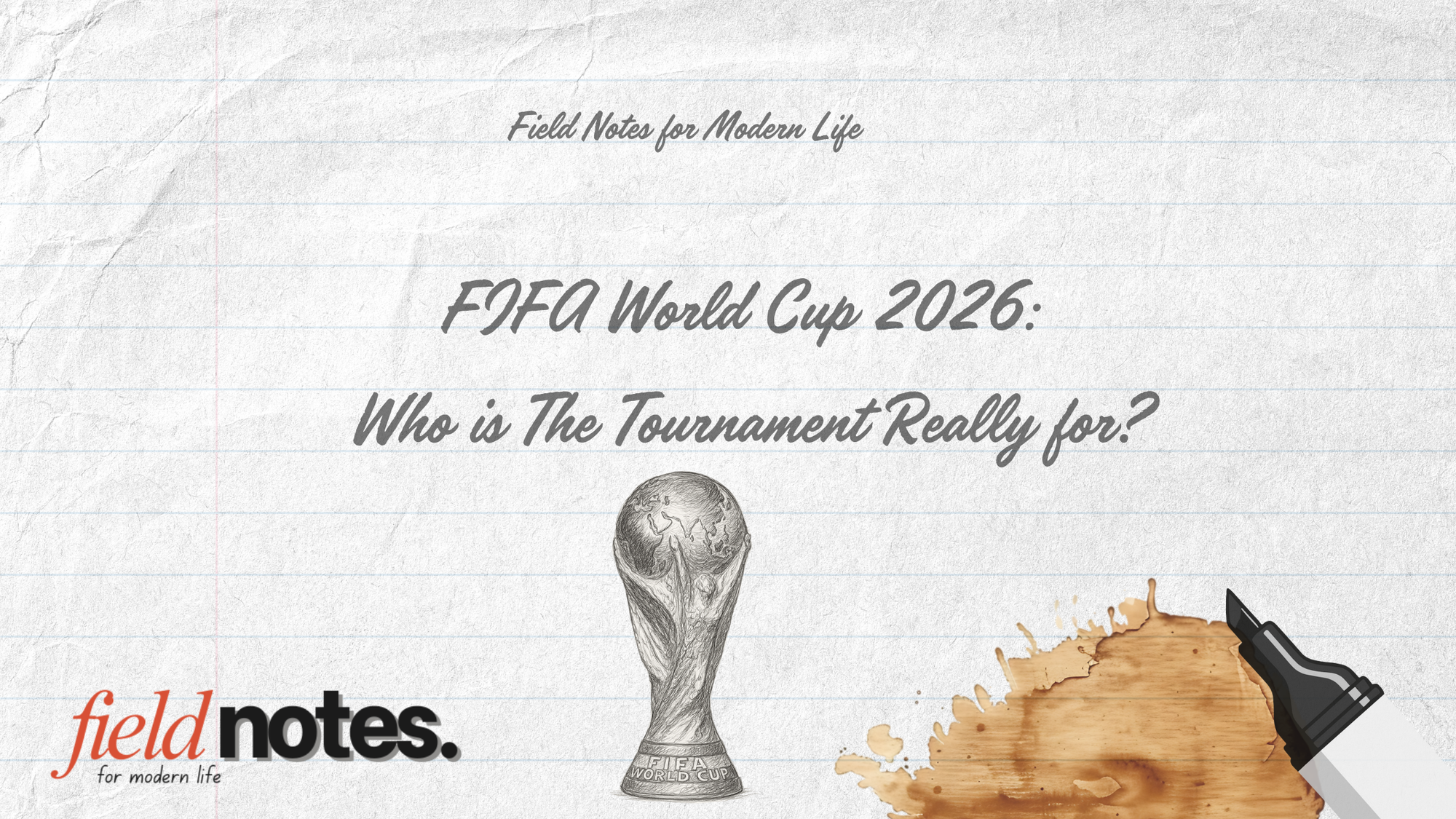 FIFA World Cup 2026: Who is The Tournament Really for?