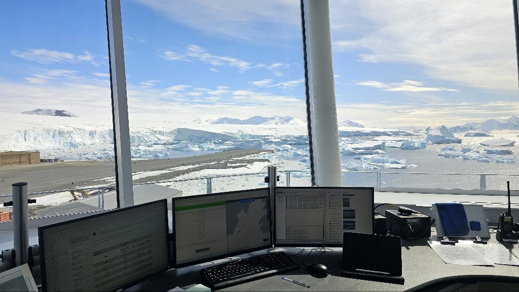 radio operations in at the British Antarctic Survey